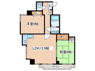 プラーズ追分の物件間取画像